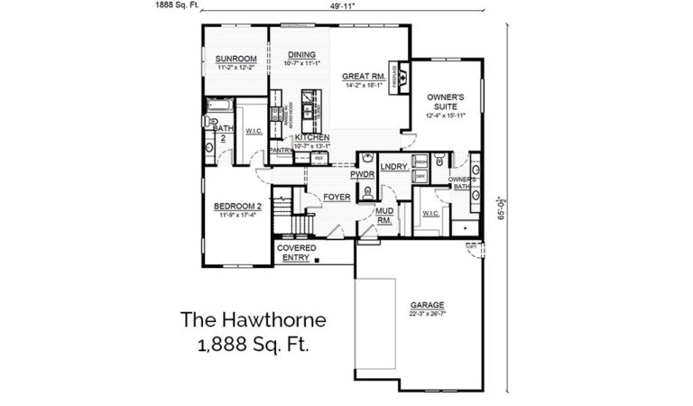 The Hawthorne Floor Plan