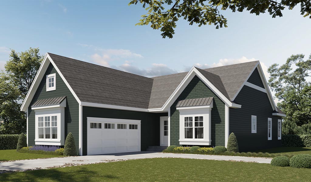 The Cypress Front Elevation Rendering