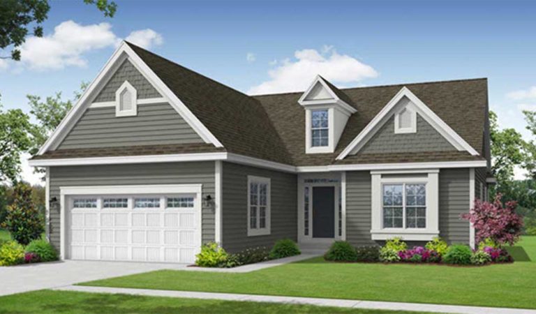 The Cypress Front Elevation Rendering