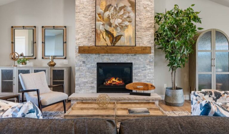 The Connelly Fireplace in River Hills