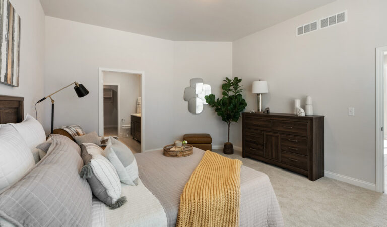 The Grafton Tartan Primary Bedroom and Bath