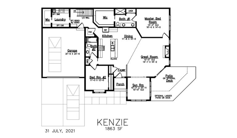 The Kenzie Floor Plan