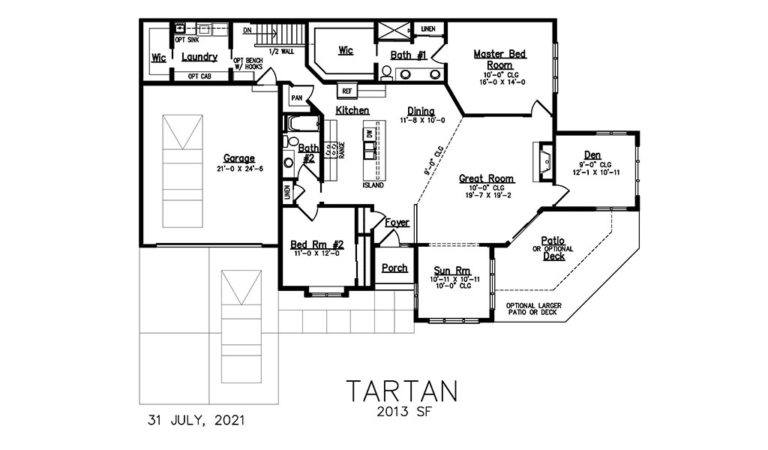 The Tartan Floor Plan