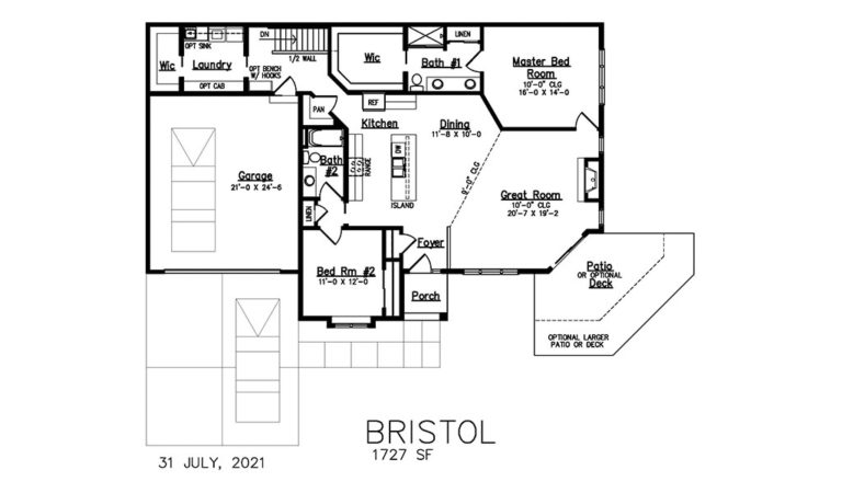 The Bristol Floor Plan