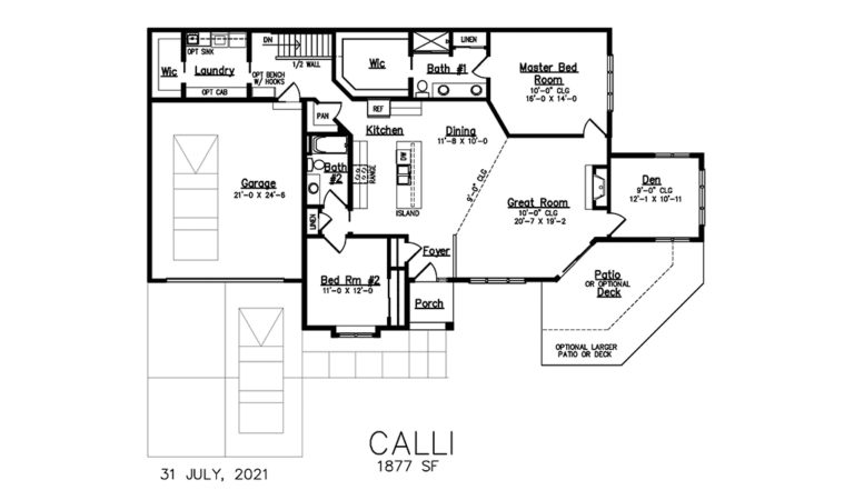 The Calli Floor Plan