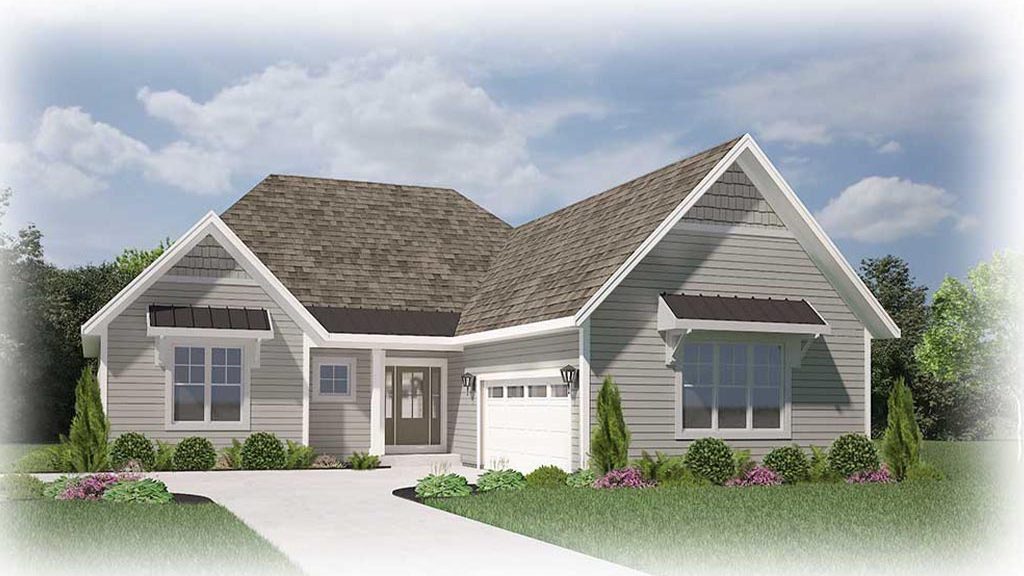 The Willow Front Elevation Rendering