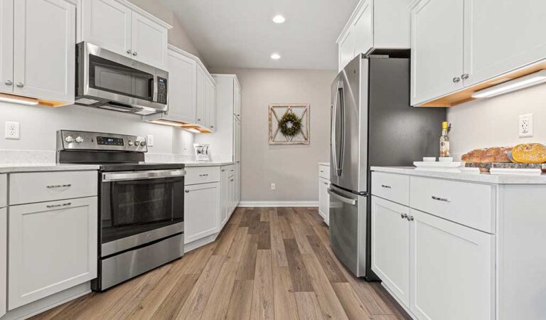 The Tartan model home interior, kitchen